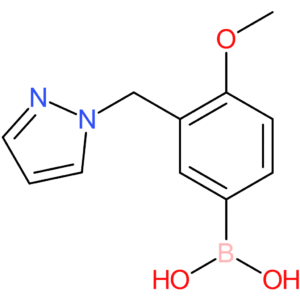 [4-methoxy-3-(1h-pyrazol-1-ylmethyl)phenyl]boronic acid