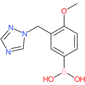 [4-methoxy-3-(1h-1,2,4-triazol-1-ylmethyl)phenyl]boronic acid