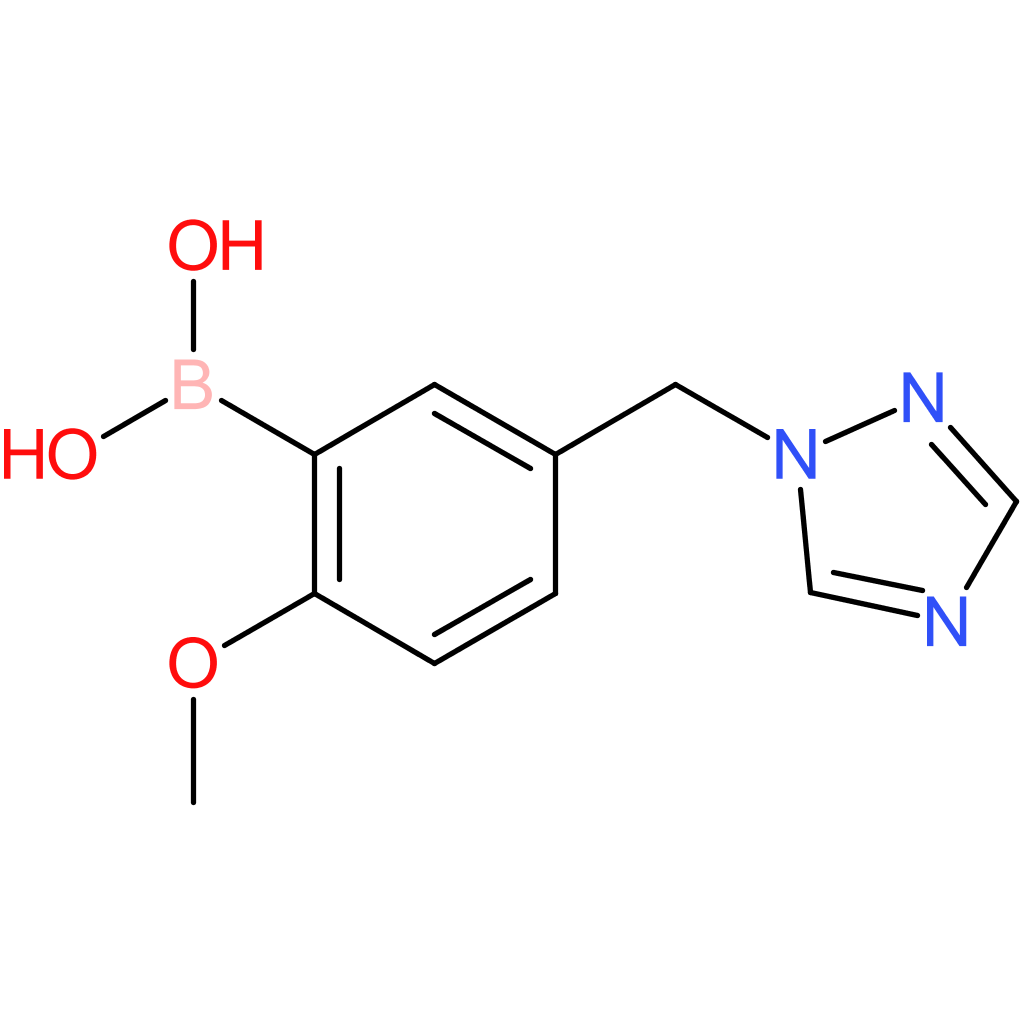 [2-methoxy-5-(1h-1,2,4-triazol-1-ylmethyl)phenyl]boronic acid