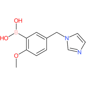 [5-(1h-imidazol-1-ylmethyl)-2-methoxyphenyl]boronic acid