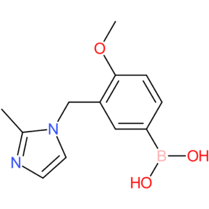 (4-methoxy-3-[(2-methyl-1h-imidazol-1-yl)methyl]phenyl)boronic acid