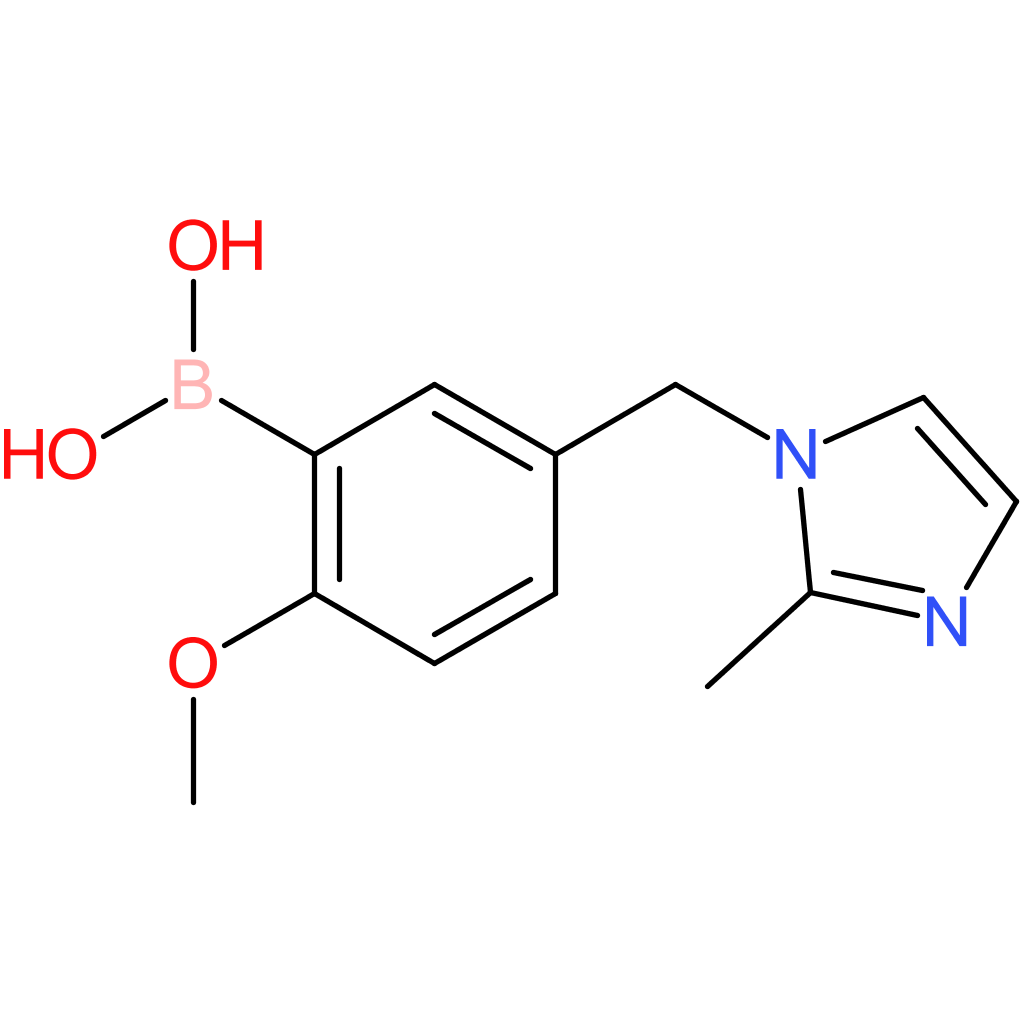 (2-methoxy-5-[(2-methyl-1h-imidazol-1-yl)methyl]phenyl)boronic acid