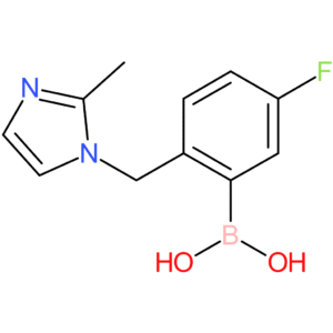 (5-fluoro-2-[(2-methyl-1h-imidazol-1-yl)methyl]phenyl)boronic acid