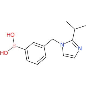 (3-([2-(propan-2-yl)-1h-imidazol-1-yl]methyl)phenyl)boronic acid