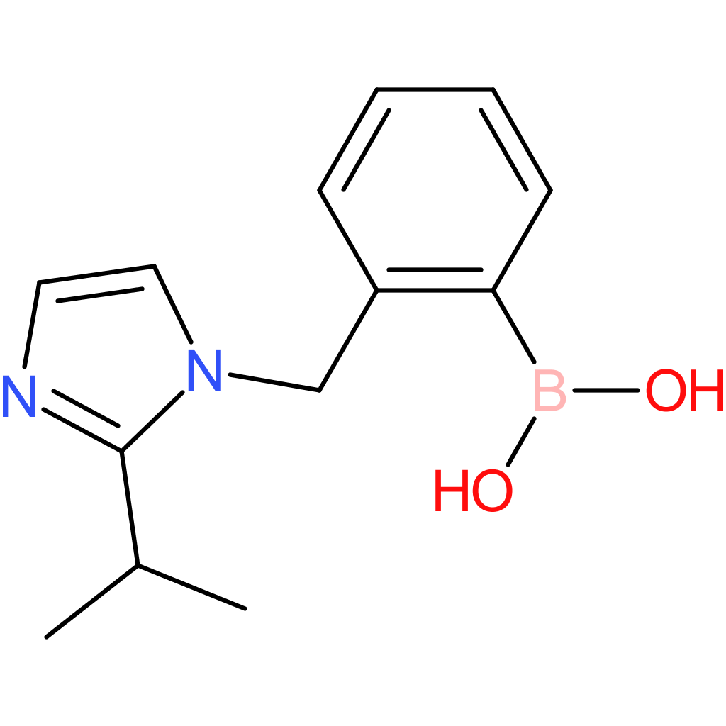 (2-([2-(propan-2-yl)-1h-imidazol-1-yl]methyl)phenyl)boronic acid