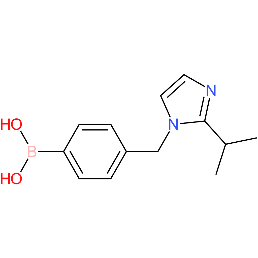 (4-([2-(propan-2-yl)-1h-imidazol-1-yl]methyl)phenyl)boronic acid