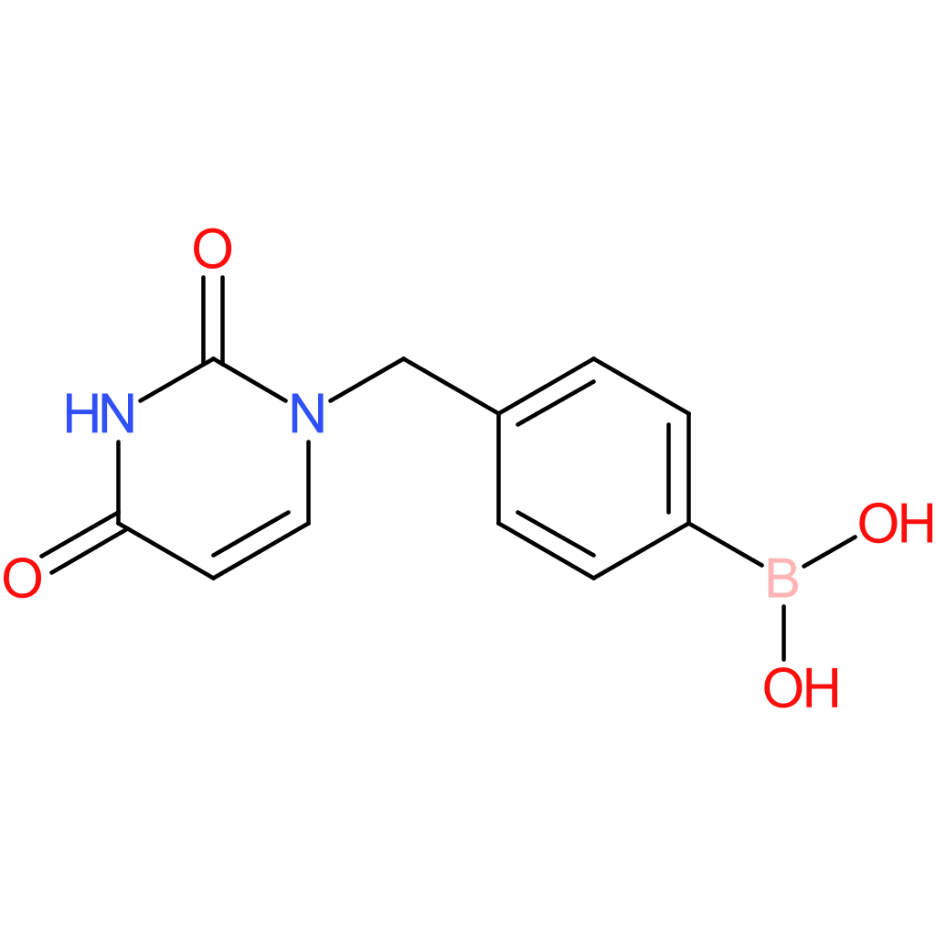 (4-[(2,4-dioxo-1,2,3,4-tetrahydropyrimidin-1-yl)methyl]phenyl)boronic acid