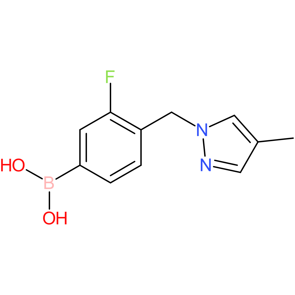 (3-fluoro-4-[(4-methyl-1h-pyrazol-1-yl)methyl]phenyl)boronic acid