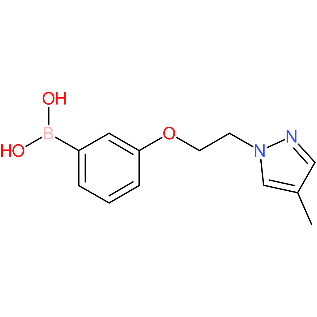 (3-[2-(4-methyl-1h-pyrazol-1-yl)ethoxy]phenyl)boronic acid