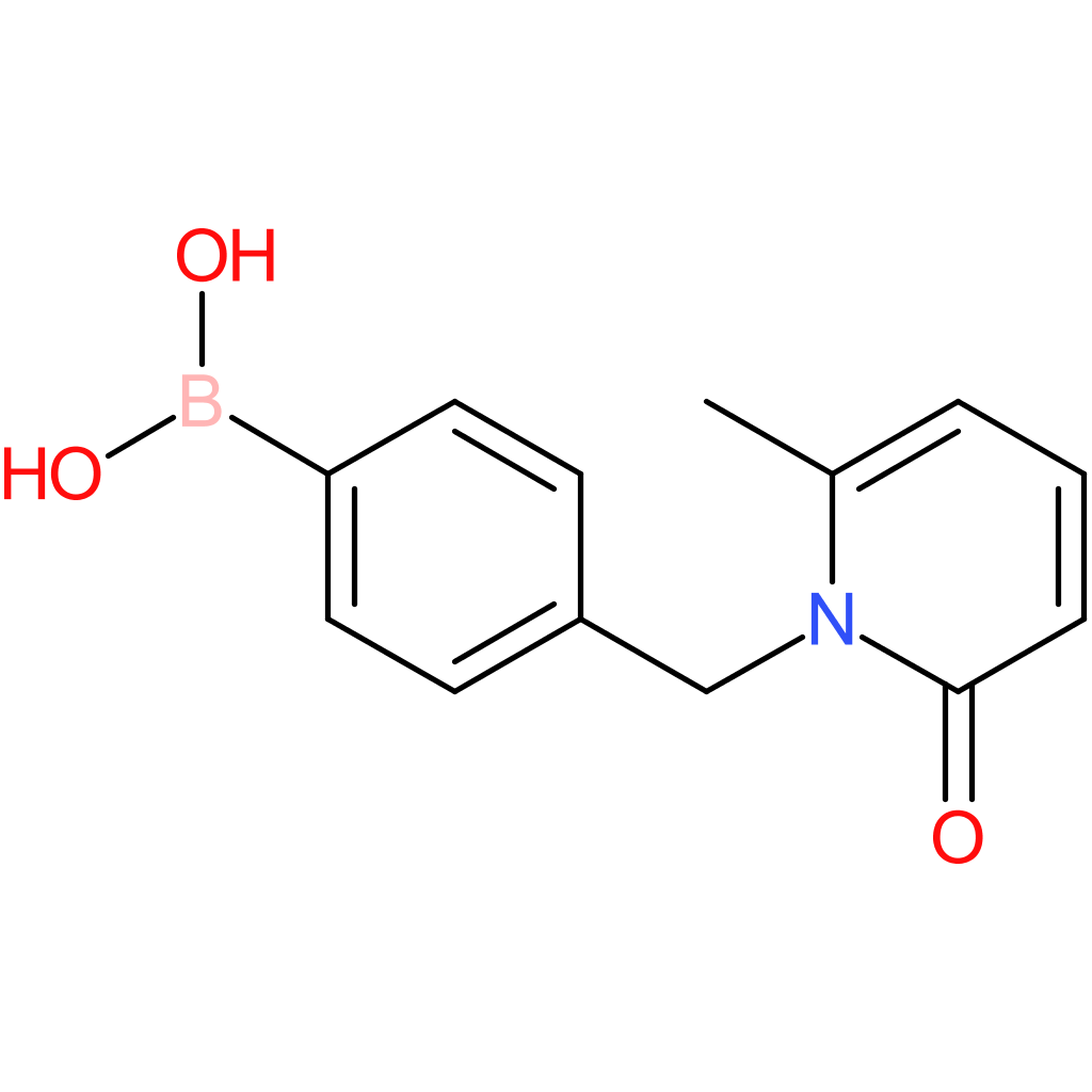(4-[(6-methyl-2-oxo-1,2-dihydropyridin-1-yl)methyl]phenyl)boronic acid