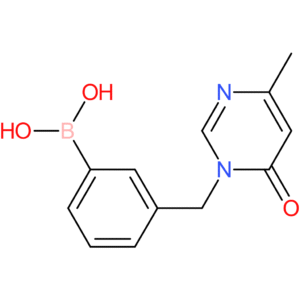 (3-[(4-methyl-6-oxo-1,6-dihydropyrimidin-1-yl)methyl]phenyl)boronic acid