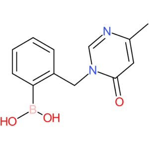 (2-[(4-methyl-6-oxo-1,6-dihydropyrimidin-1-yl)methyl]phenyl)boronic acid