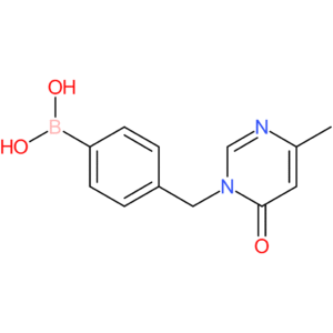 (4-[(4-methyl-6-oxo-1,6-dihydropyrimidin-1-yl)methyl]phenyl)boronic acid