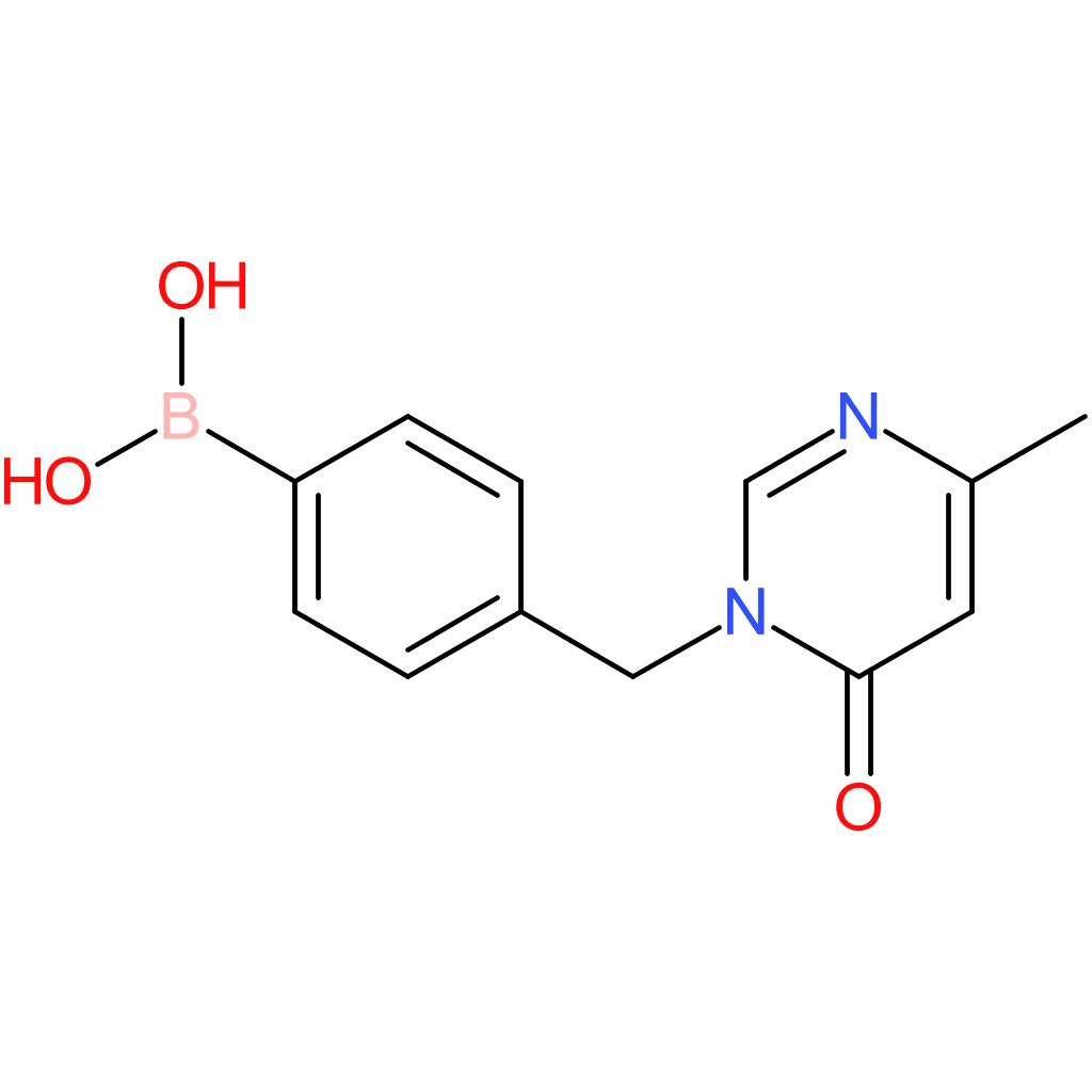 (4-[(4-methyl-6-oxo-1,6-dihydropyrimidin-1-yl)methyl]phenyl)boronic acid
