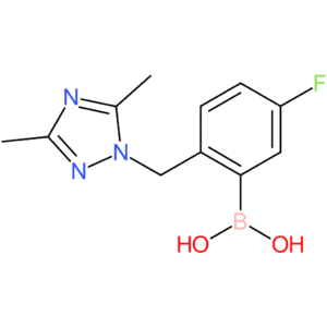 (2-[(dimethyl-1h-1,2,4-triazol-1-yl)methyl]-5-fluorophenyl)boronic acid