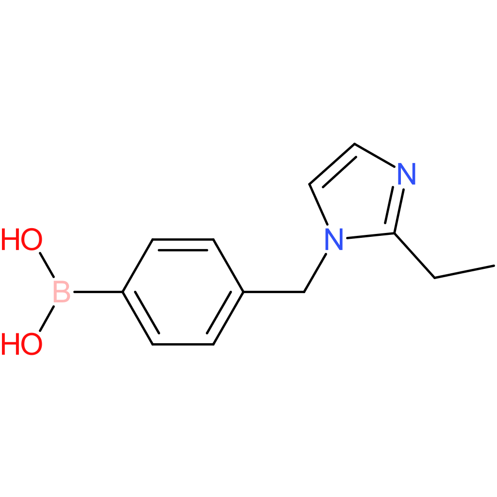 (4-[(2-ethyl-1h-imidazol-1-yl)methyl]phenyl)boronic acid