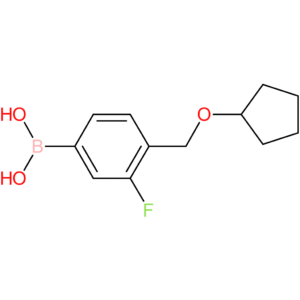 (4-[(cyclopentyloxy)methyl]-3-fluorophenyl)boronic acid