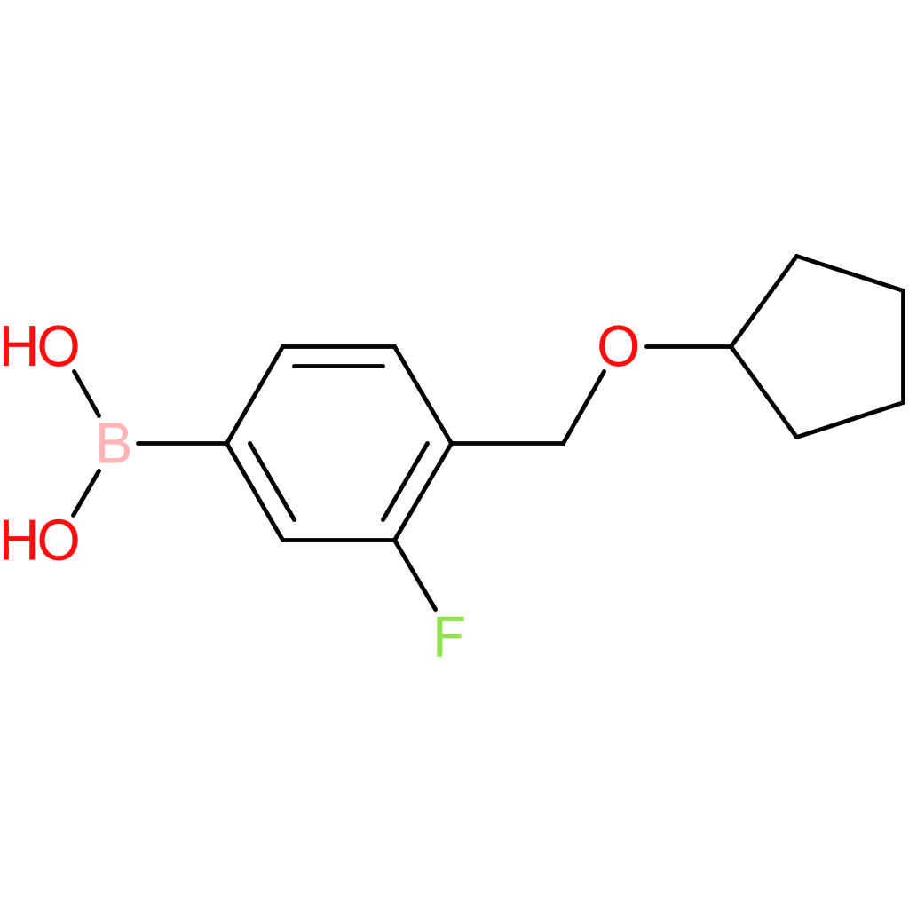 (4-[(cyclopentyloxy)methyl]-3-fluorophenyl)boronic acid