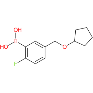 (5-[(cyclopentyloxy)methyl]-2-fluorophenyl)boronic acid