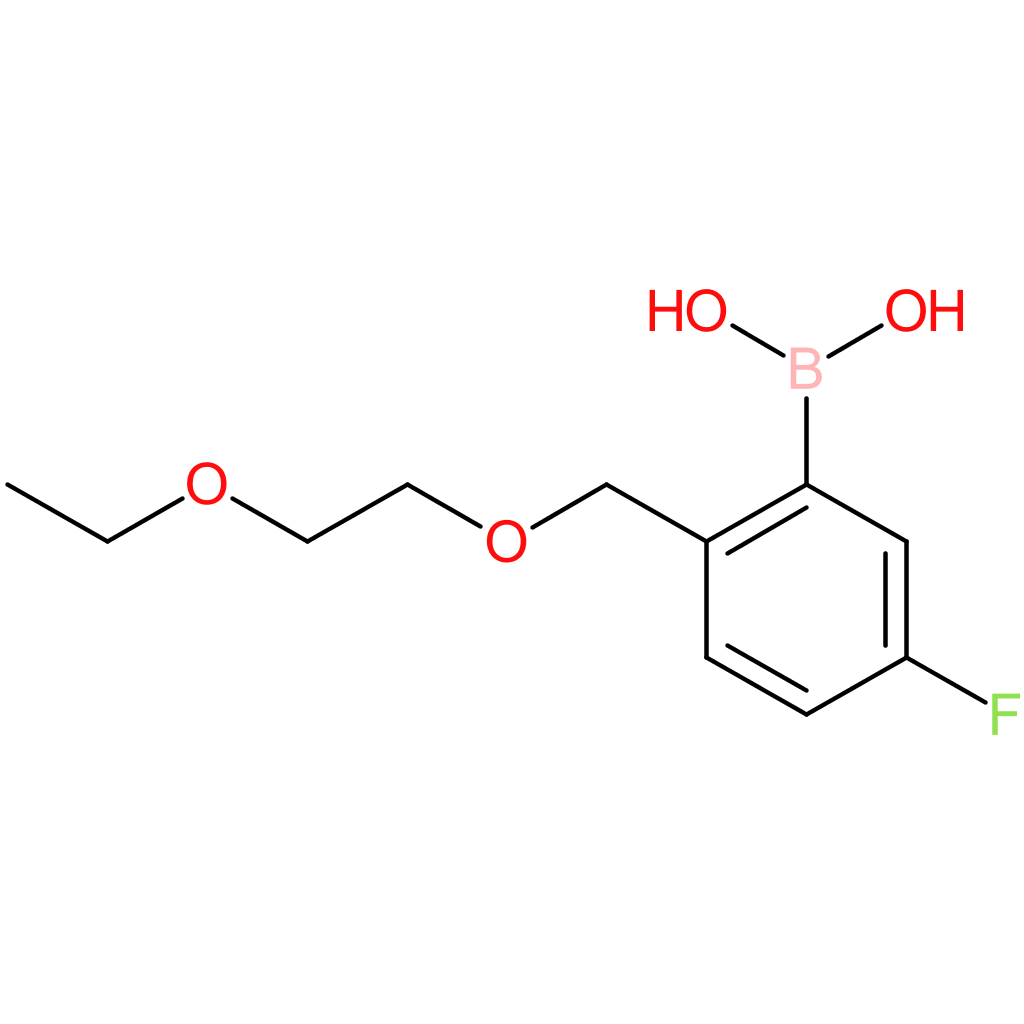 (2-[(2-ethoxyethoxy)methyl]-5-fluorophenyl)boronic acid