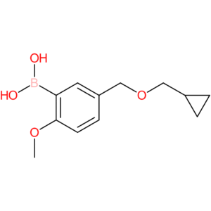 (5-[(cyclopropylmethoxy)methyl]-2-methoxyphenyl)boronic acid