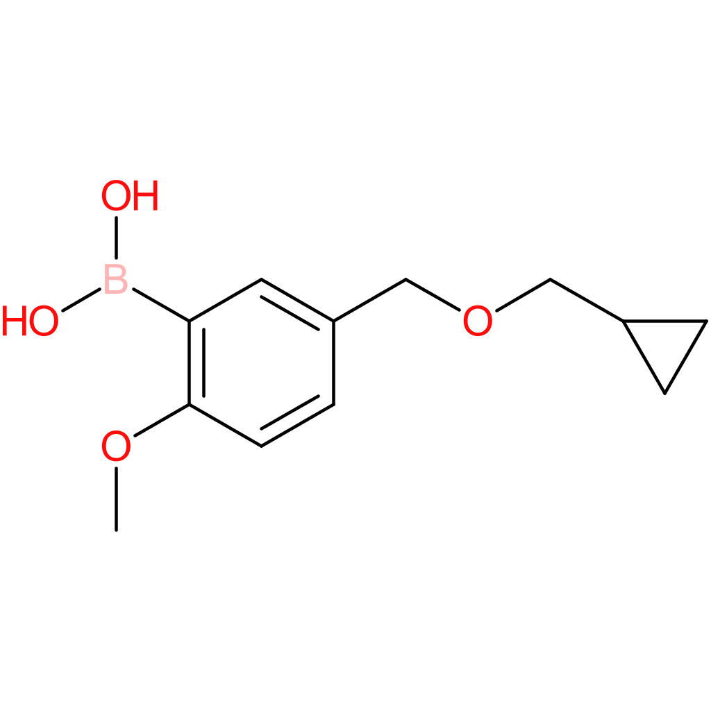 (5-[(cyclopropylmethoxy)methyl]-2-methoxyphenyl)boronic acid