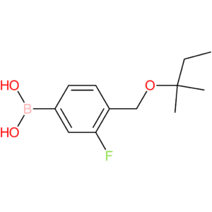 (3-fluoro-4-([(2-methylbutan-2-yl)oxy]methyl)phenyl)boronic acid