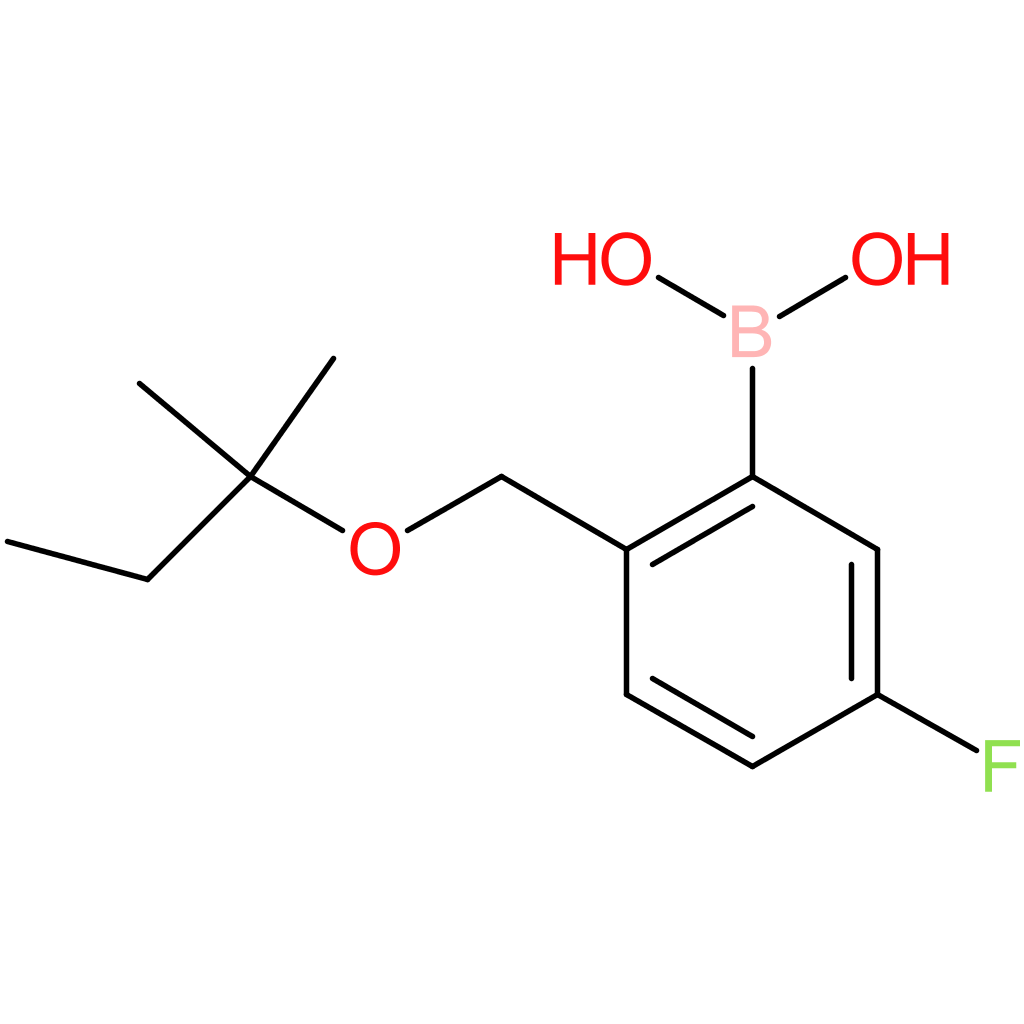 (5-fluoro-2-([(2-methylbutan-2-yl)oxy]methyl)phenyl)boronic acid