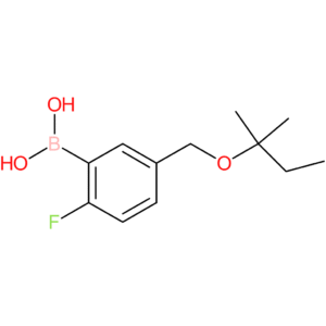 (2-fluoro-5-([(2-methylbutan-2-yl)oxy]methyl)phenyl)boronic acid