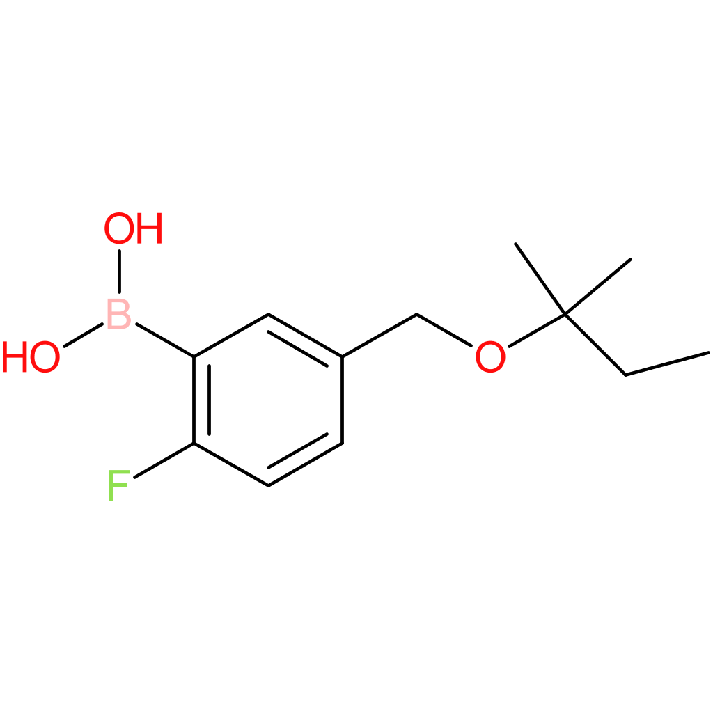 (2-fluoro-5-([(2-methylbutan-2-yl)oxy]methyl)phenyl)boronic acid