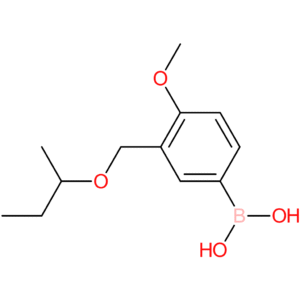 (3-[(butan-2-yloxy)methyl]-4-methoxyphenyl)boronic acid