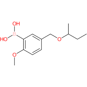 (5-[(butan-2-yloxy)methyl]-2-methoxyphenyl)boronic acid