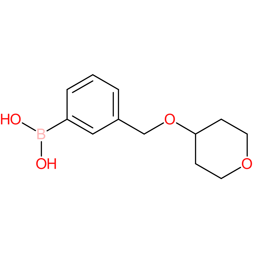 3-(tetrahydropyran-4-yloxymethy)phenylboronic acid