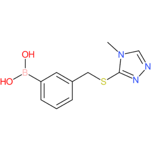 (3-([(4-methyl-4h-1,2,4-triazol-3-yl)sulfanyl]methyl)phenyl)boronic acid