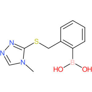 (2-([(4-methyl-4h-1,2,4-triazol-3-yl)sulfanyl]methyl)phenyl)boronic acid