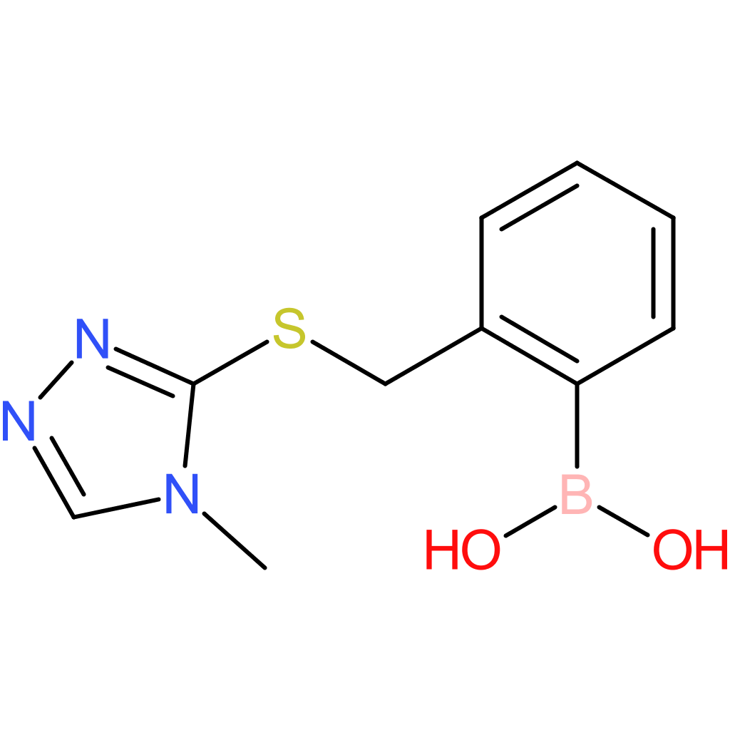 (2-([(4-methyl-4h-1,2,4-triazol-3-yl)sulfanyl]methyl)phenyl)boronic acid