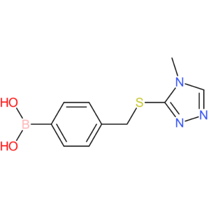 (4-([(4-methyl-4h-1,2,4-triazol-3-yl)sulfanyl]methyl)phenyl)boronic acid