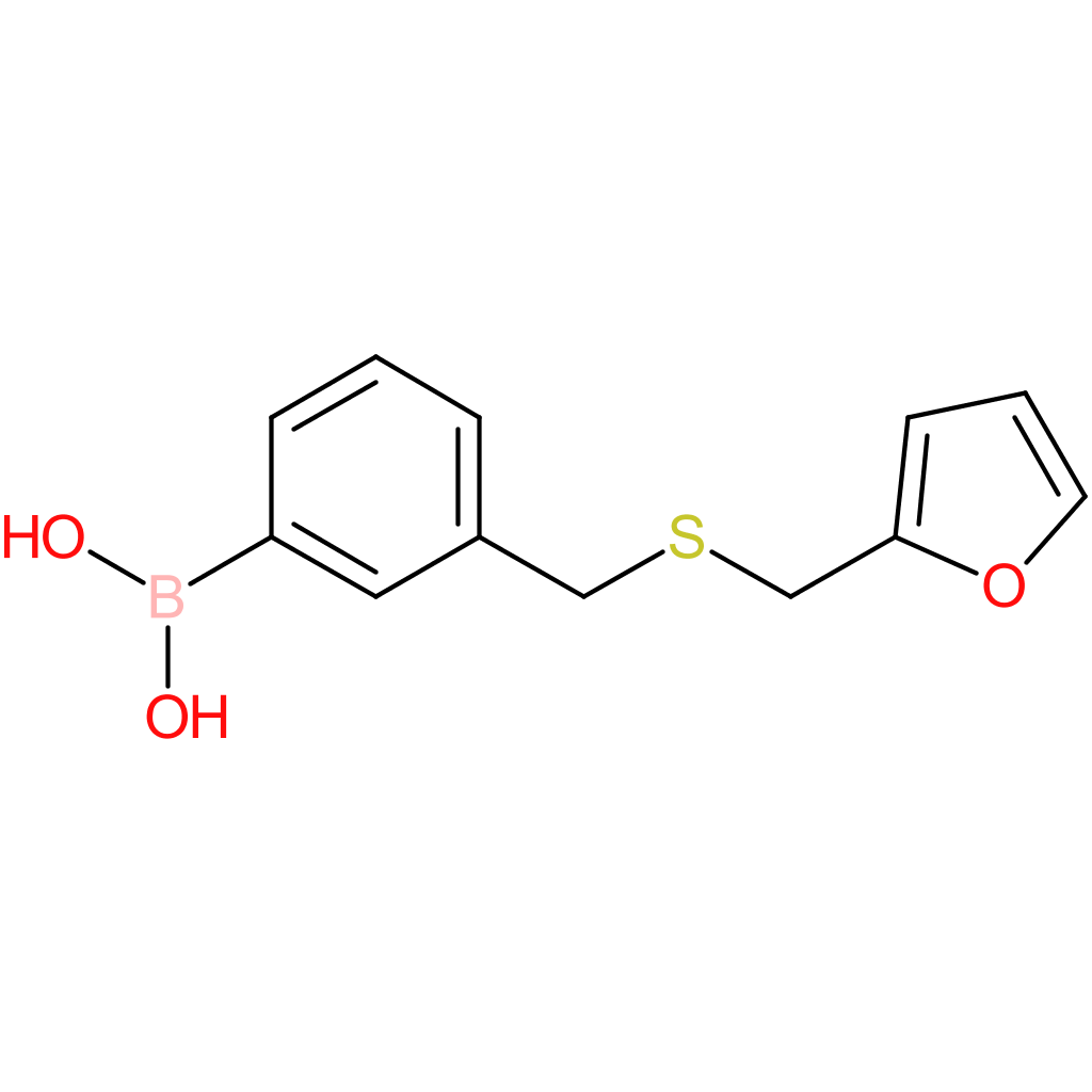 (3-([(furan-2-ylmethyl)sulfanyl]methyl)phenyl)boronic acid