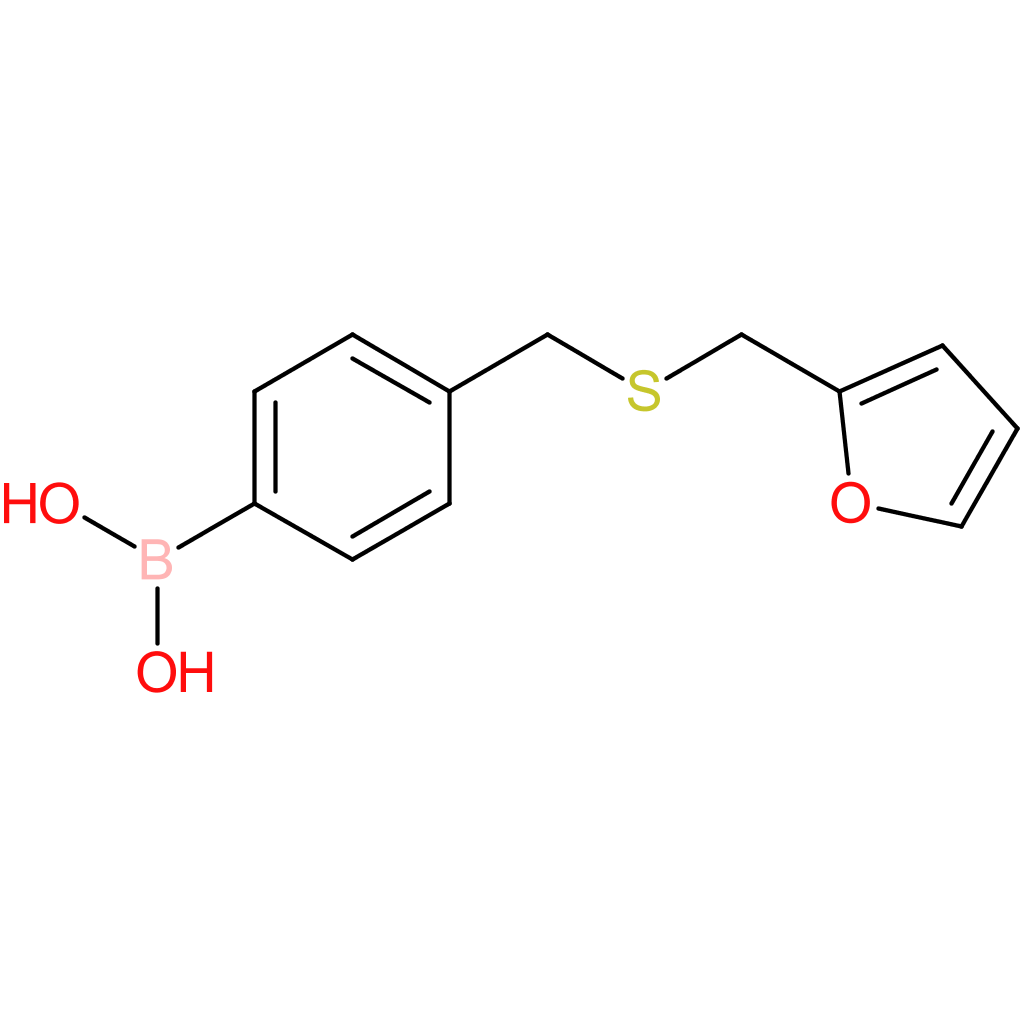 (4-([(furan-2-ylmethyl)sulfanyl]methyl)phenyl)boronic acid