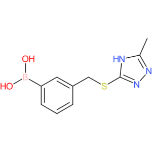 (3-([(5-methyl-4h-1,2,4-triazol-3-yl)sulfanyl]methyl)phenyl)boronic acid