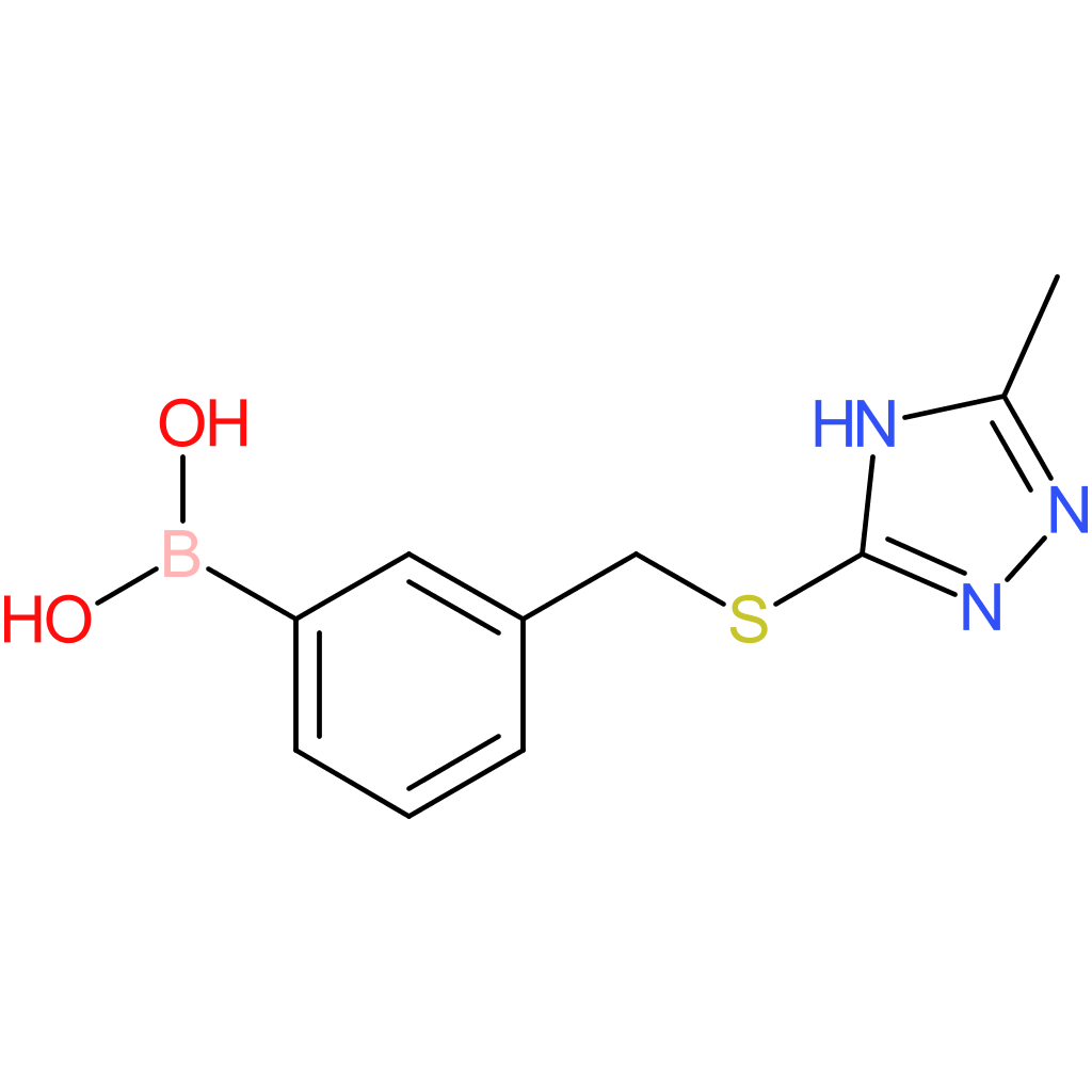 (3-([(5-methyl-4h-1,2,4-triazol-3-yl)sulfanyl]methyl)phenyl)boronic acid
