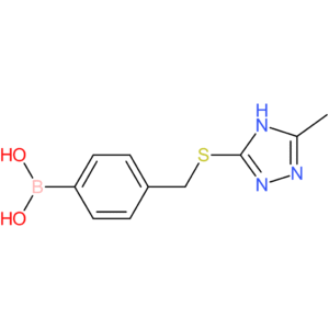 (4-([(5-methyl-4h-1,2,4-triazol-3-yl)sulfanyl]methyl)phenyl)boronic acid