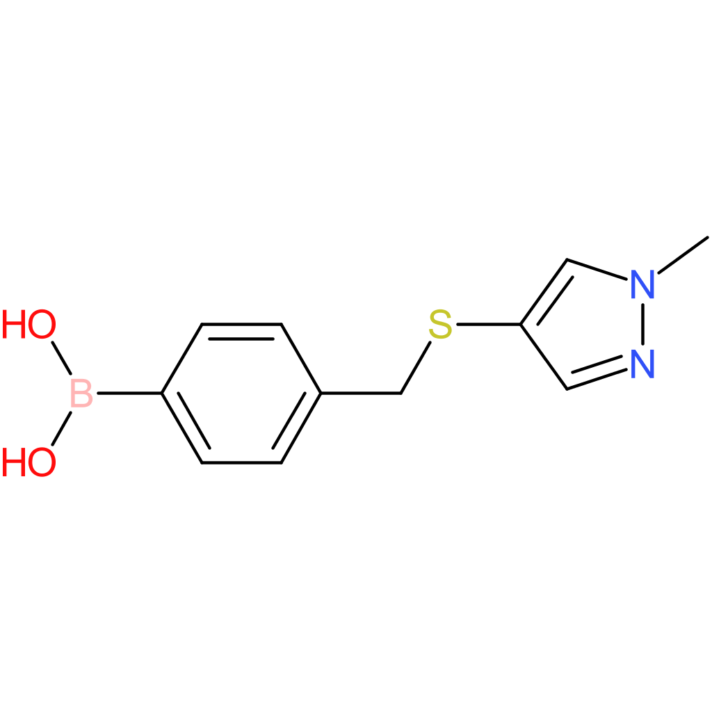 (4-([(1-methyl-1h-pyrazol-4-yl)sulfanyl]methyl)phenyl)boronic acid