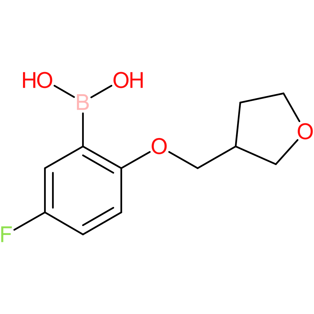 [5-fluoro-2-(oxolan-3-ylmethoxy)phenyl]boranediol