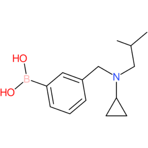 (3-([cyclopropyl(2-methylpropyl)amino]methyl)phenyl)boronic acid