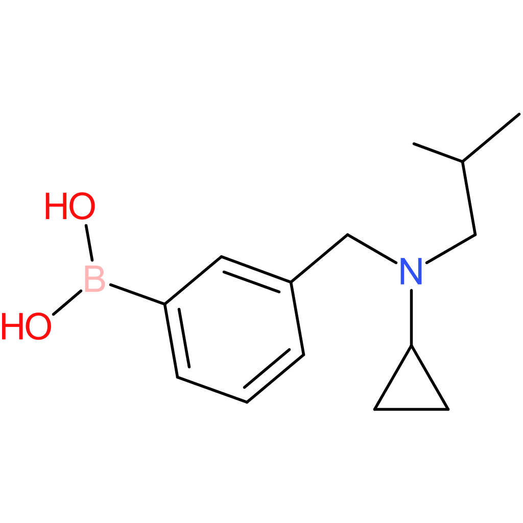 (3-([cyclopropyl(2-methylpropyl)amino]methyl)phenyl)boronic acid