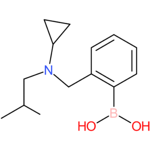 (2-([cyclopropyl(2-methylpropyl)amino]methyl)phenyl)boronic acid