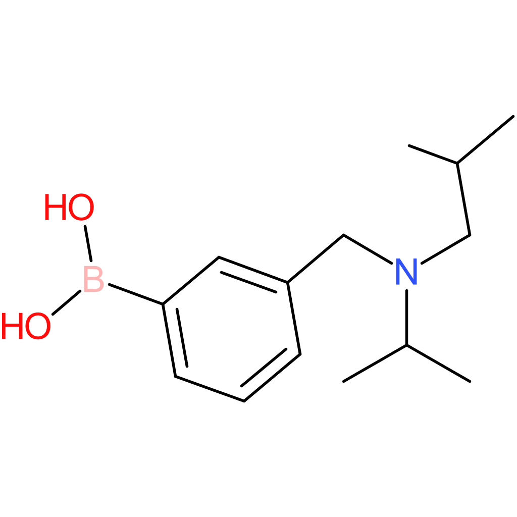 (3-([(2-methylpropyl)(propan-2-yl)amino]methyl)phenyl)boronic acid