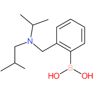 (2-([(2-methylpropyl)(propan-2-yl)amino]methyl)phenyl)boronic acid