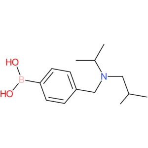 (4-([(2-methylpropyl)(propan-2-yl)amino]methyl)phenyl)boronic acid